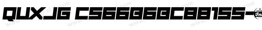 quxjg c566b6bc88155字体转换